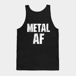 Metal AF Heavy Metal Music Tank Top